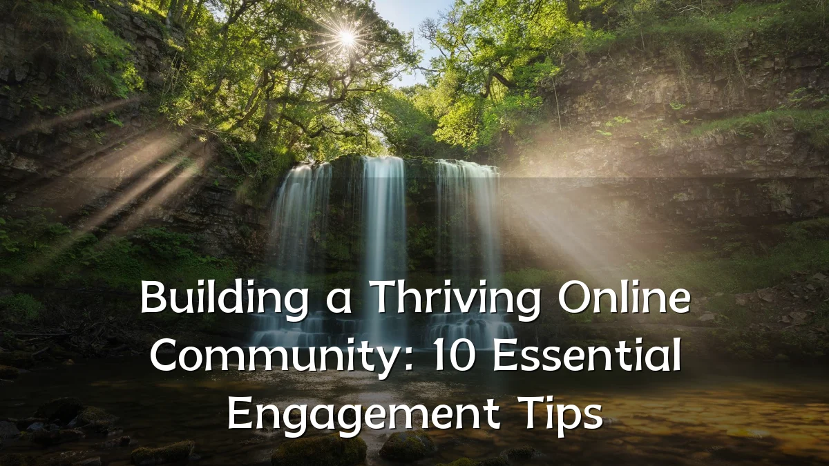 Building a Thriving Online Community: 10 Essential Engagement Tips