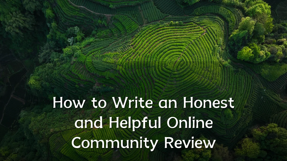How to Write an Honest and Helpful Online Community Review