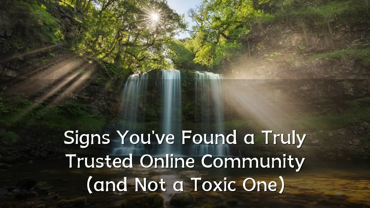 Signs You've Found a Truly Trusted Online Community (and Not a Toxic One)