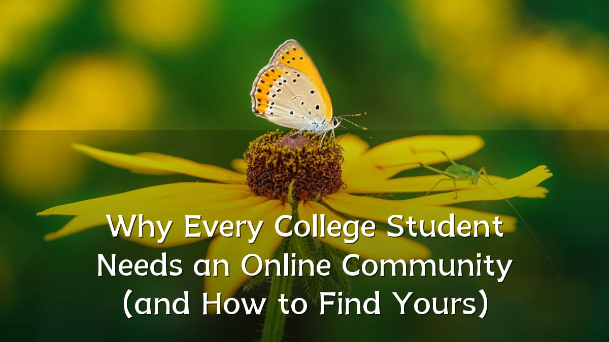 Why Every College Student Needs an Online Community (and How to Find Yours)