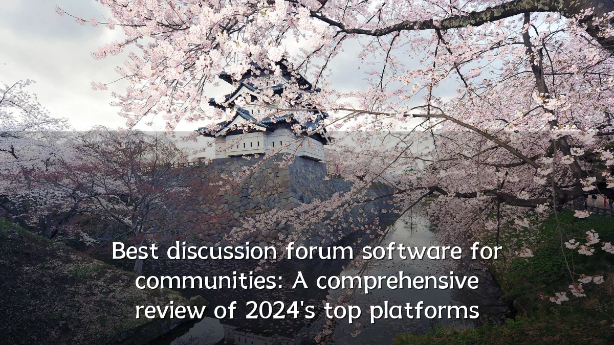 Best discussion forum software for communities: A comprehensive review of 2024's top platforms
