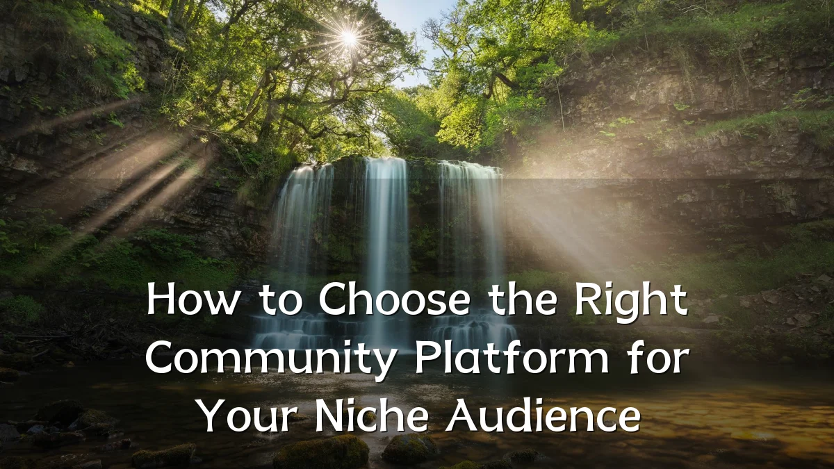 How to Choose the Right Community Platform for Your Niche Audience