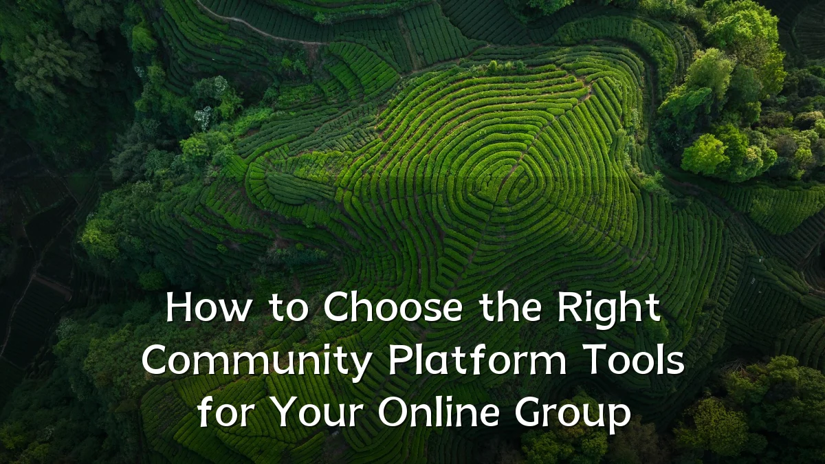 How to Choose the Right Community Platform Tools for Your Online Group