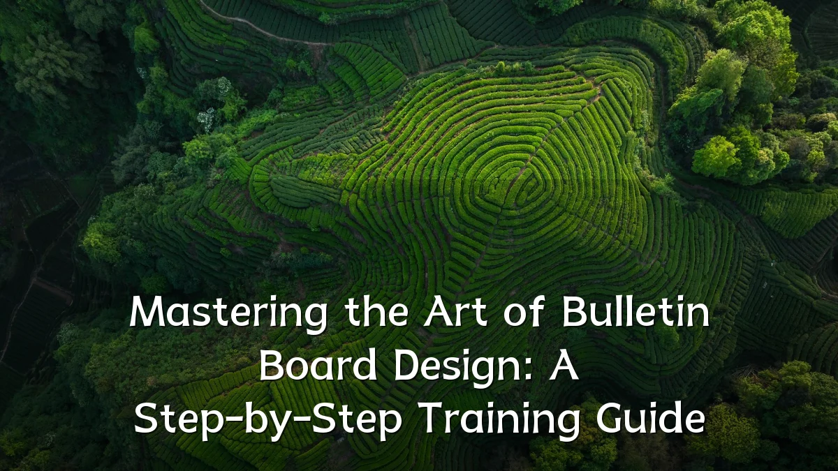 Mastering the Art of Bulletin Board Design: A Step-by-Step Training Guide