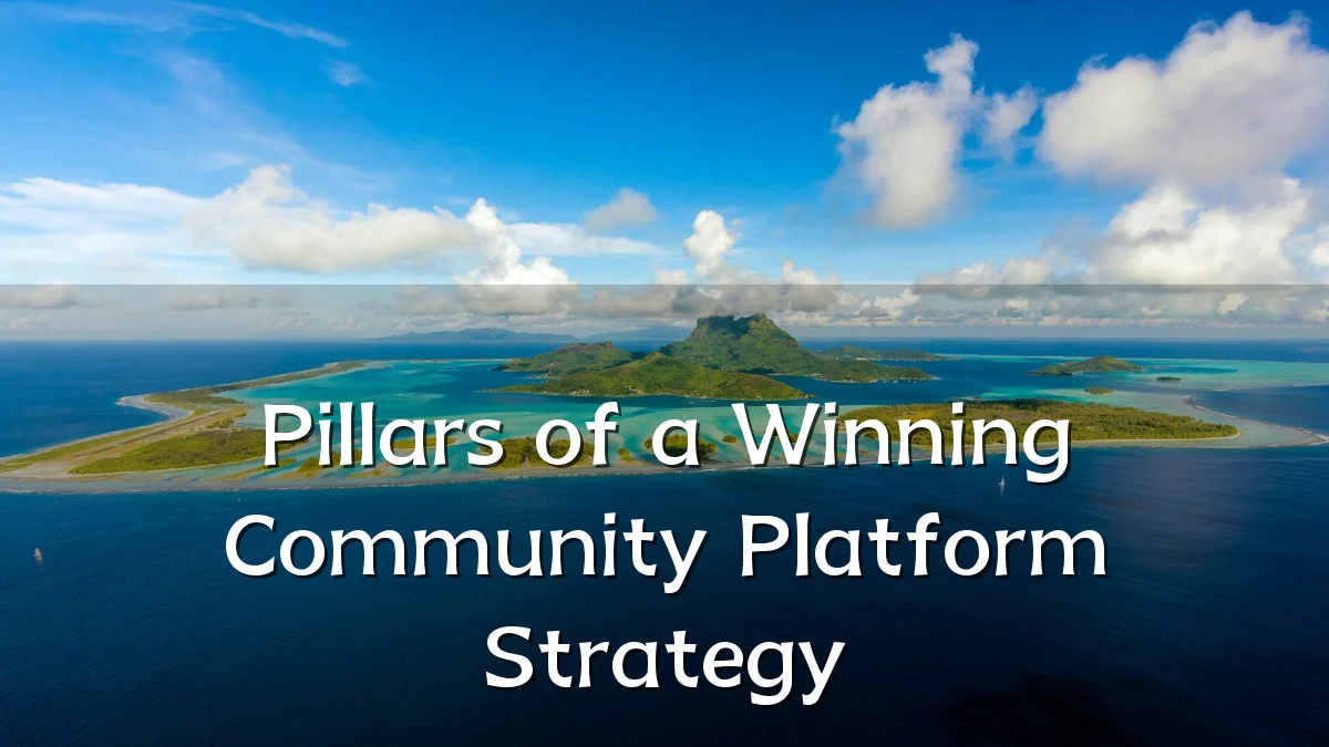 Pillars of a Winning Community Platform Strategy