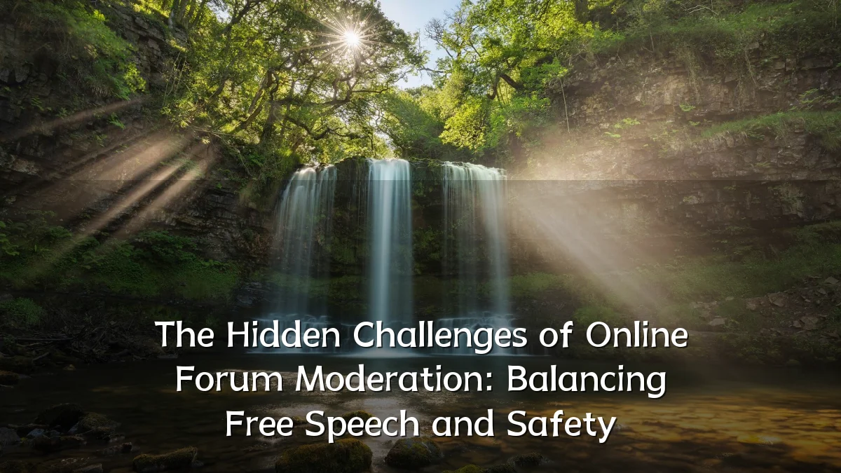 The Hidden Challenges of Online Forum Moderation: Balancing Free Speech and Safety